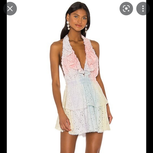 Loveshackfancy tie dye dress - Picture 1 of 3